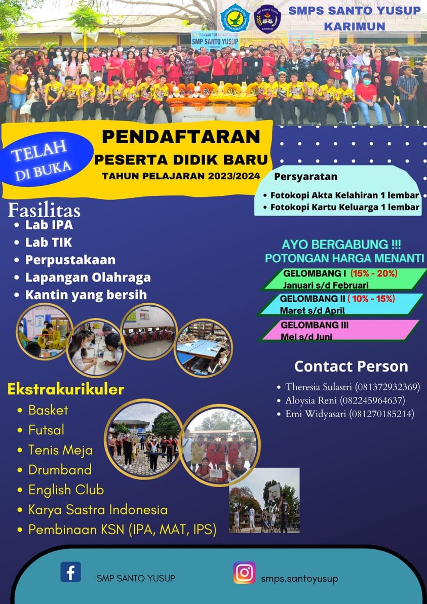 SEJARAH - SMP SANTO YUSUP KARIMUN