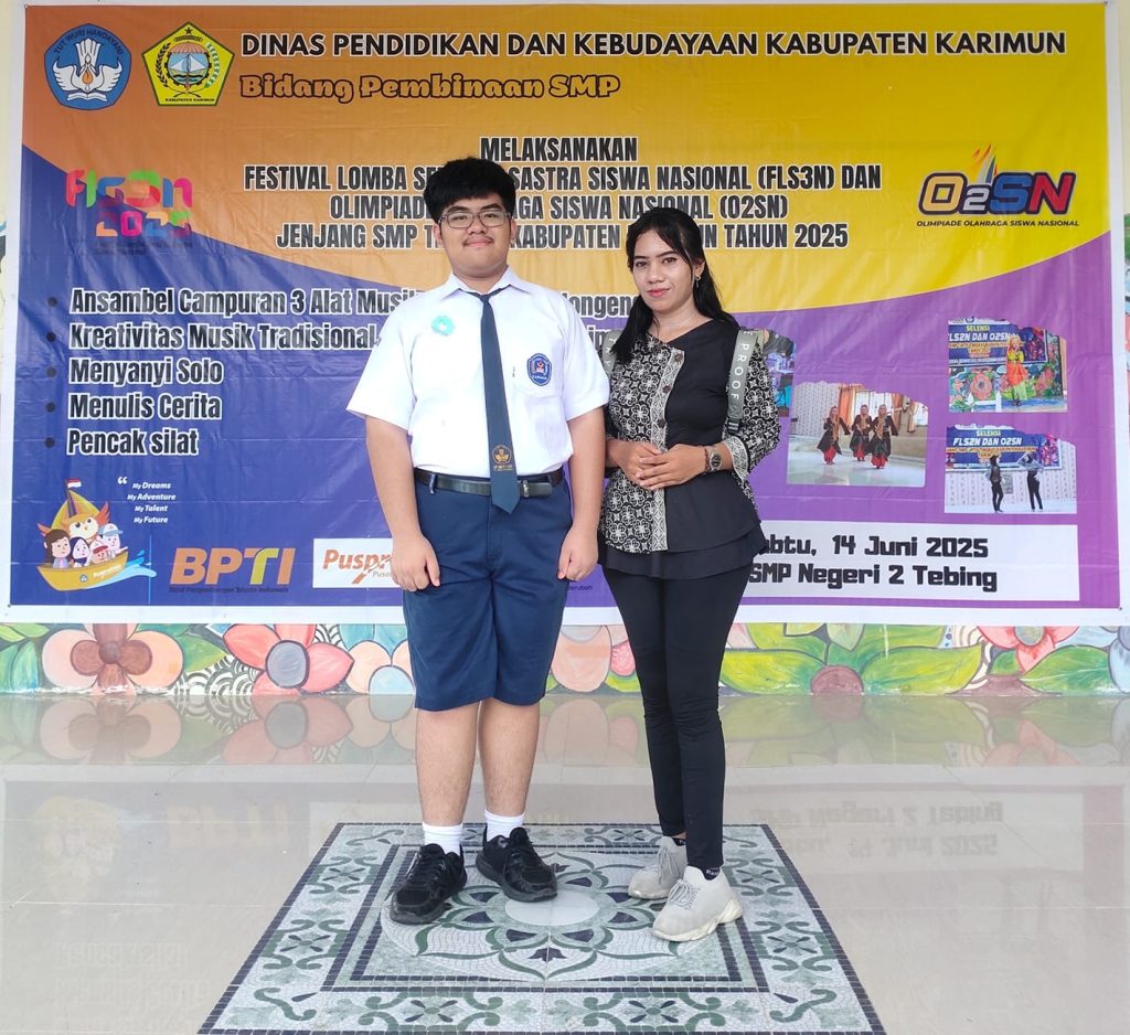 Ketika ‘Sepenuh Hati’ Mengantarkan siswa SMP Santo Yusup ini ke Puncak 3 Besar Tingkat Kabupaten Karimun.